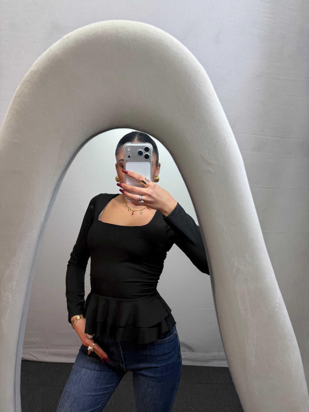 MAGLIA CAMI BLACK