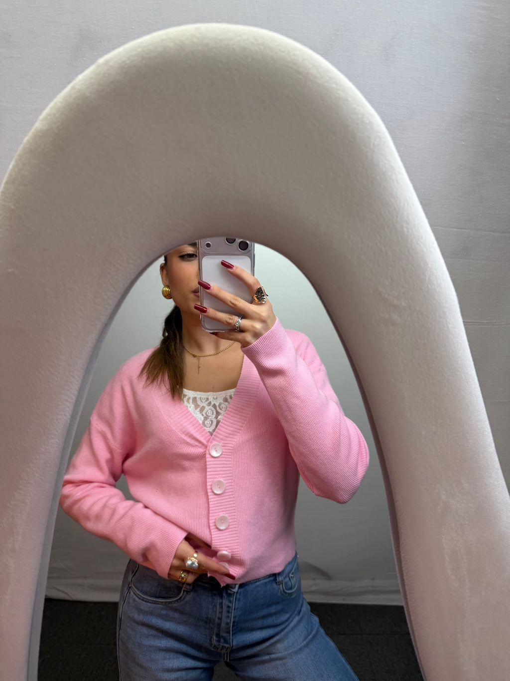 CARDIGAN PINK
