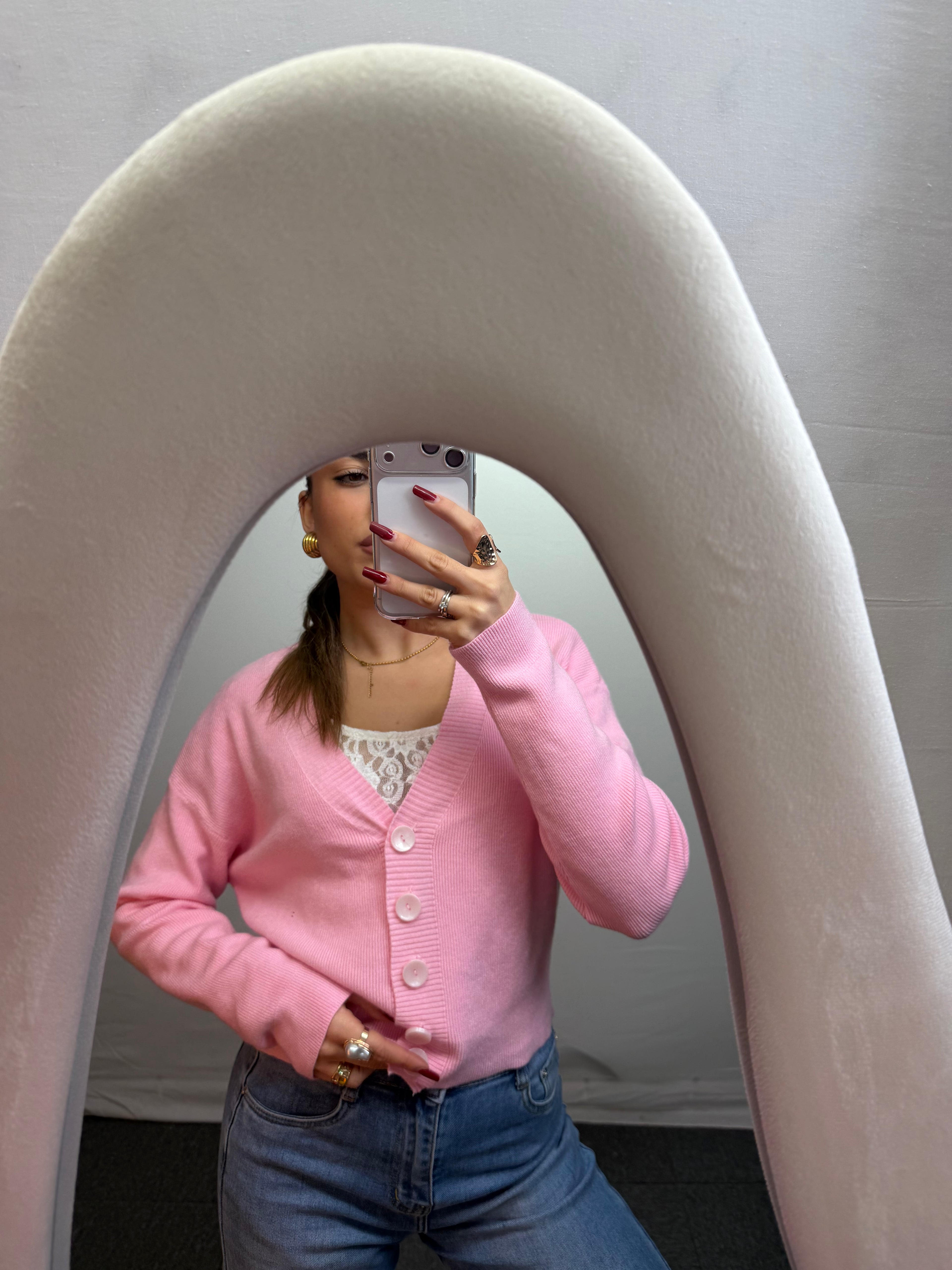 CARDIGAN PINK