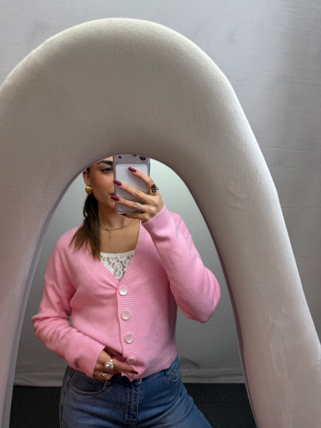 CARDIGAN PINK