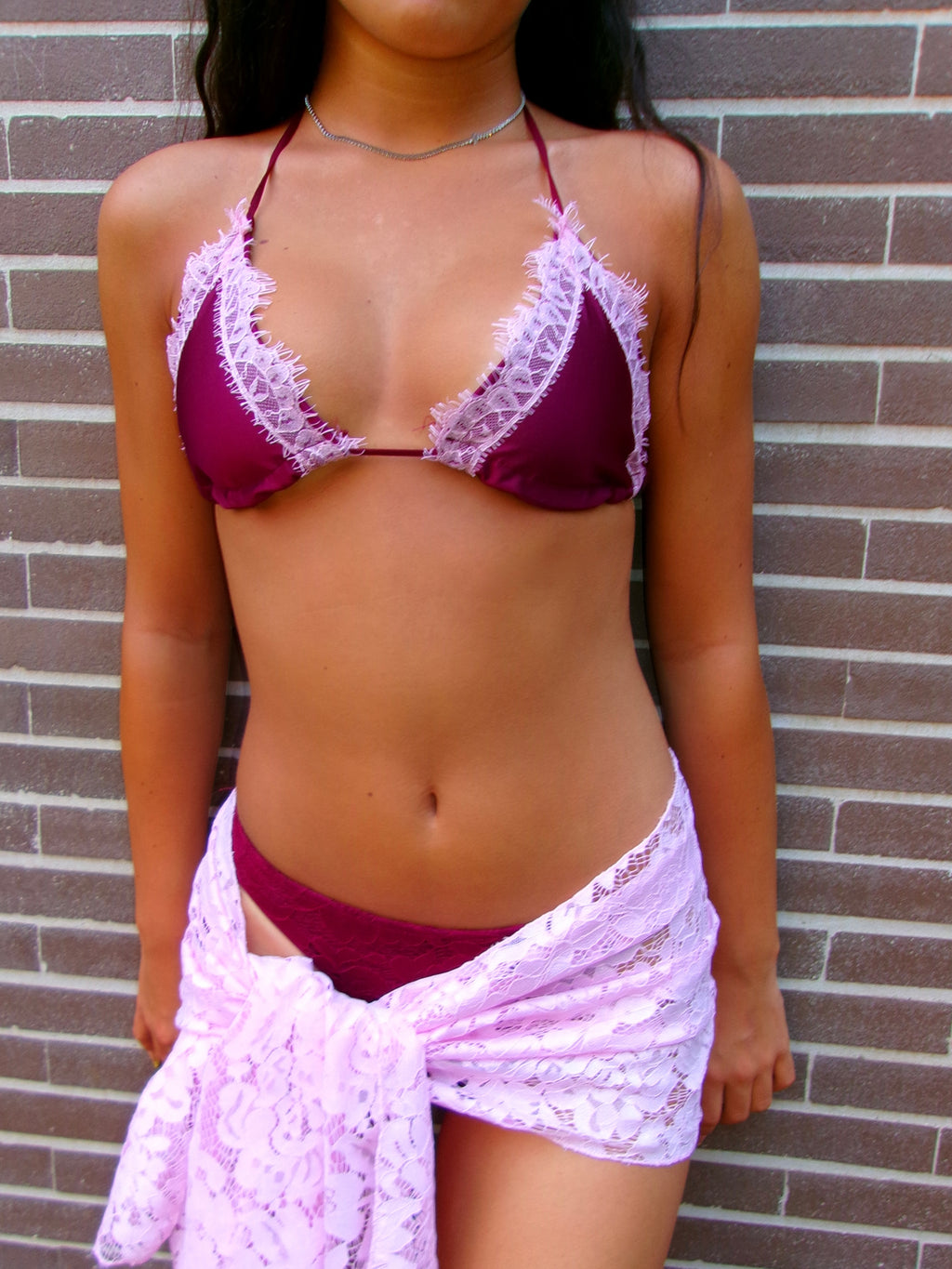 BIKINI PIZZO 3 PEZZI