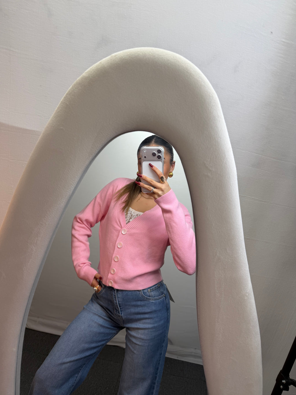 CARDIGAN PINK