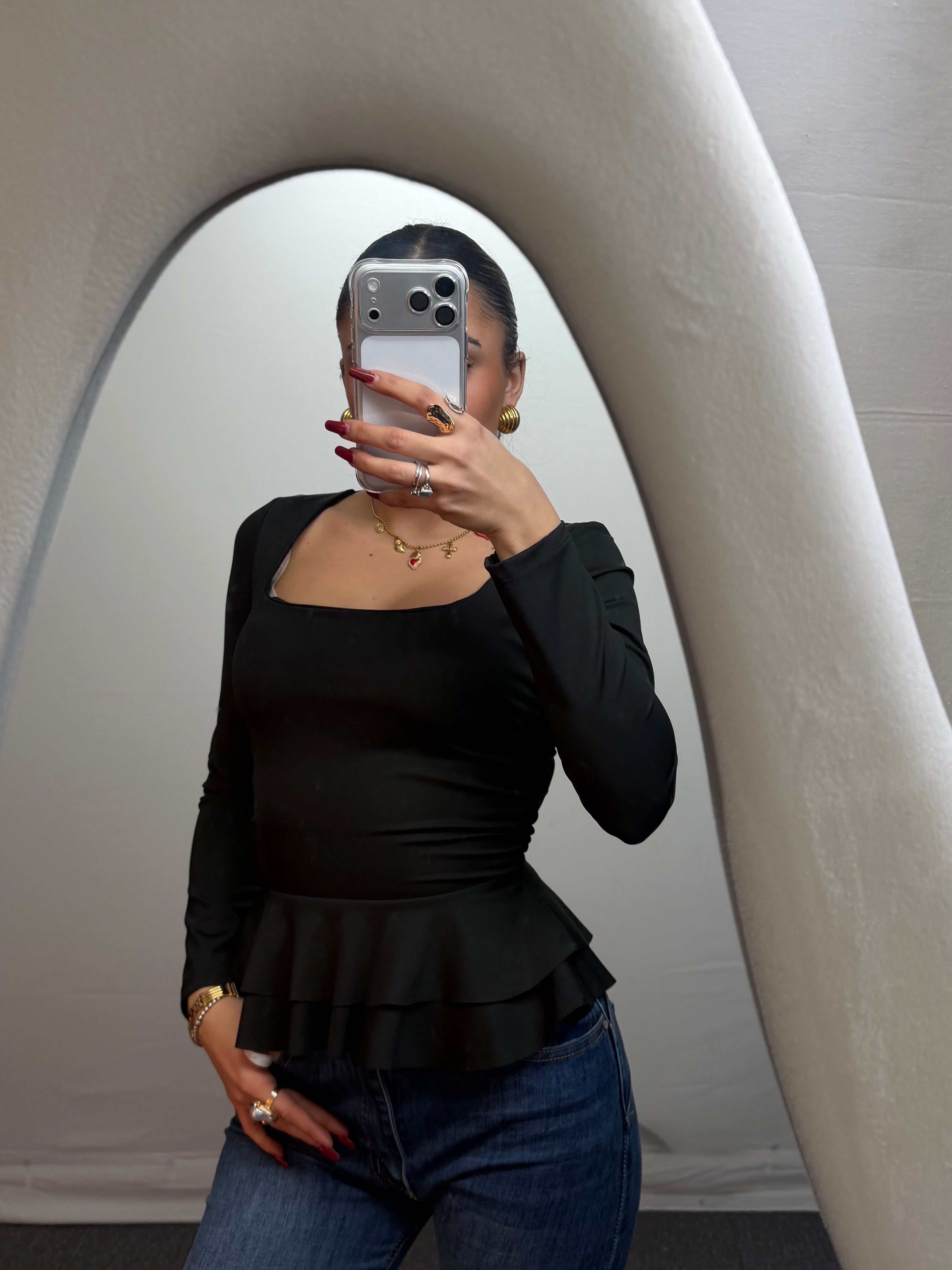 MAGLIA CAMI BLACK