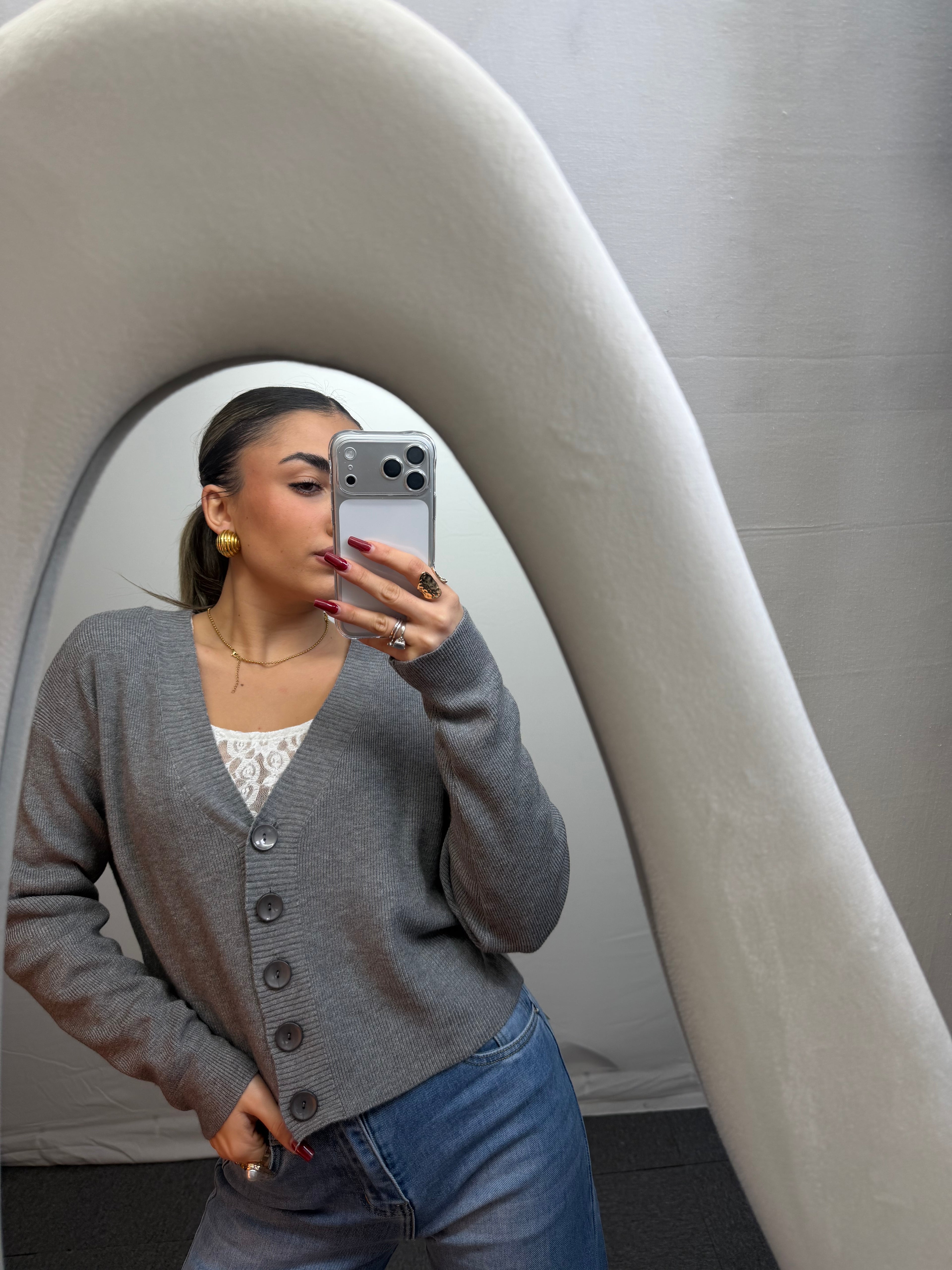 CARDIGAN GREY