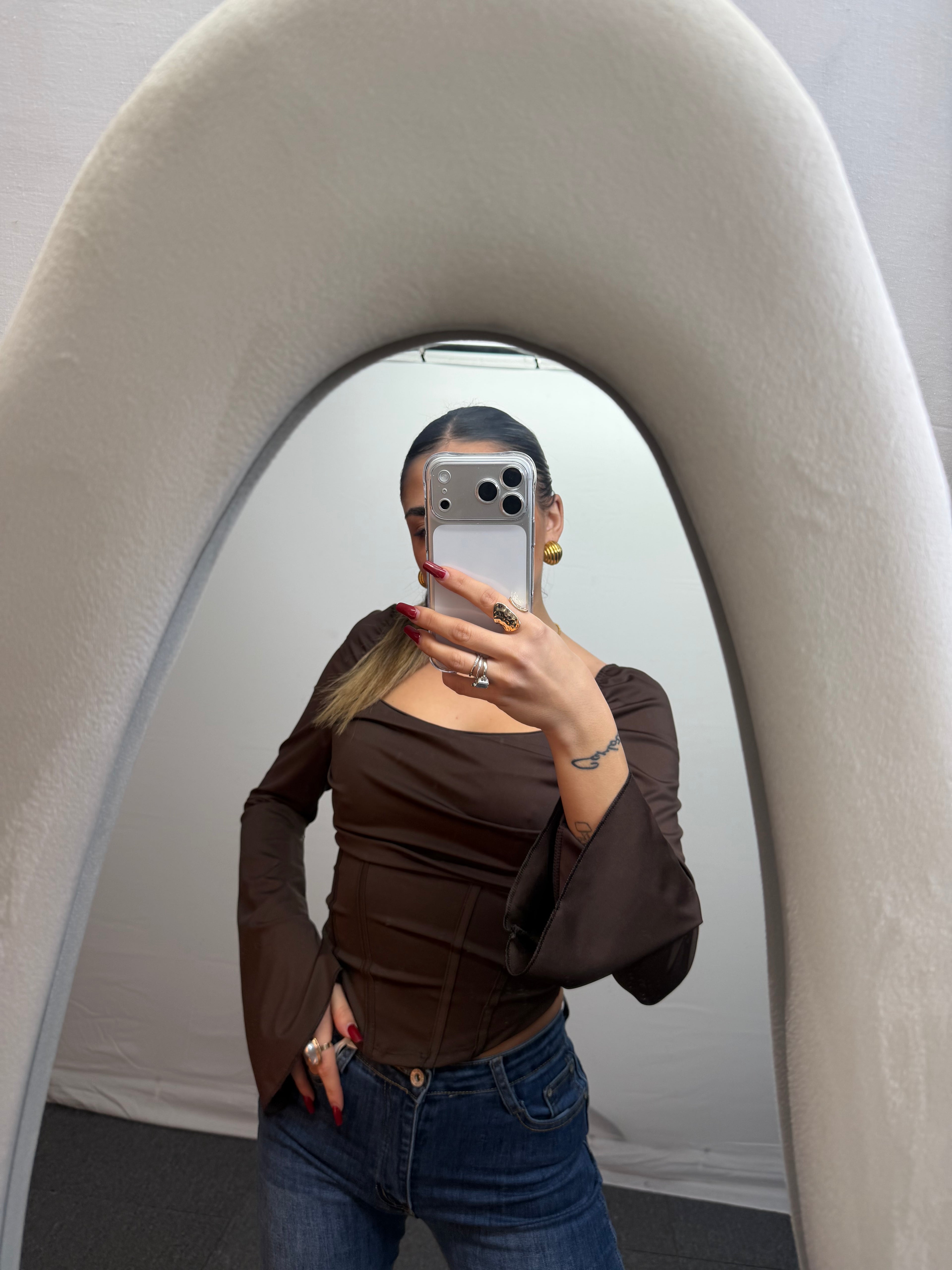 MAGLIA DAMI BROWN