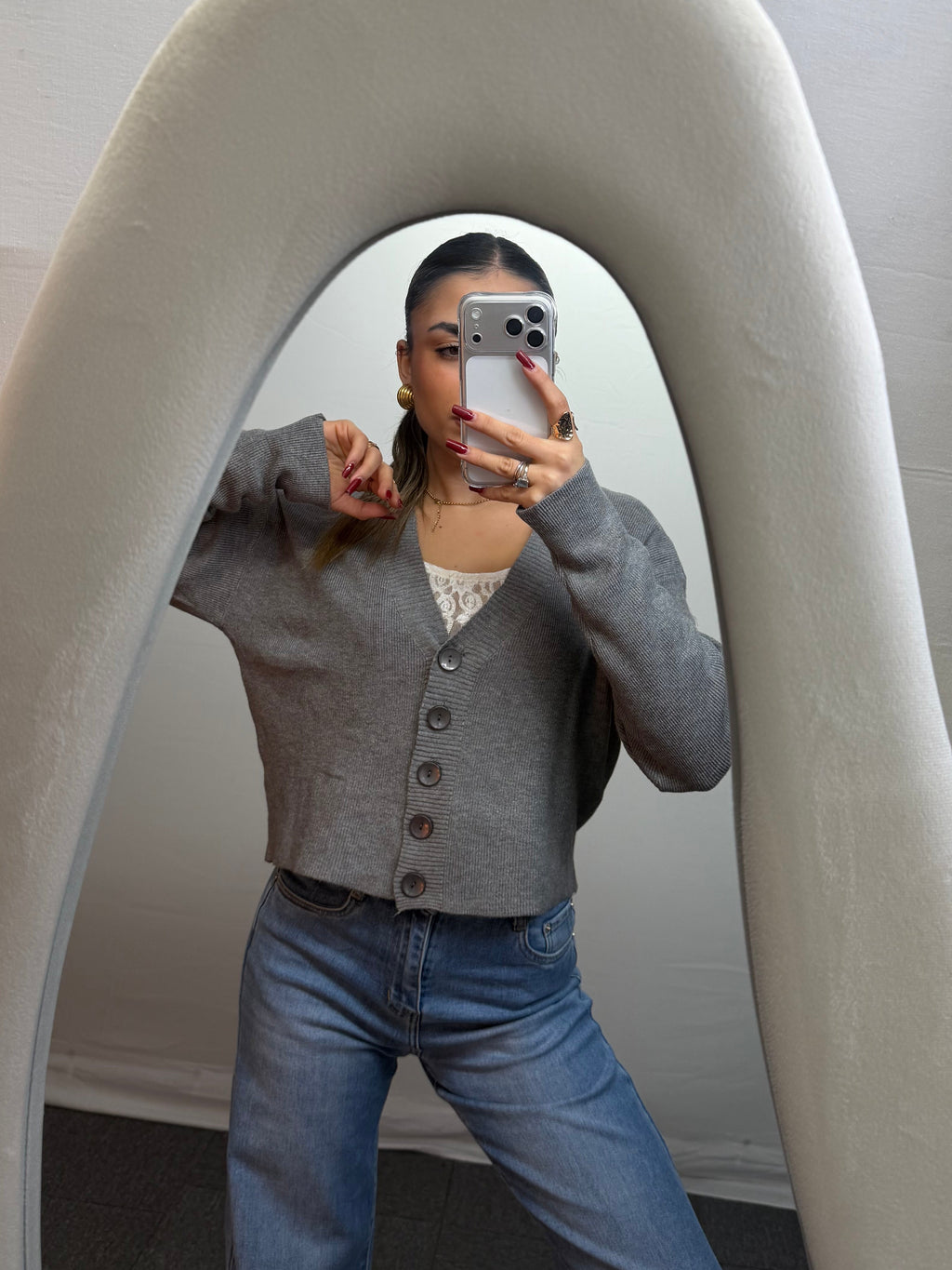 CARDIGAN GREY