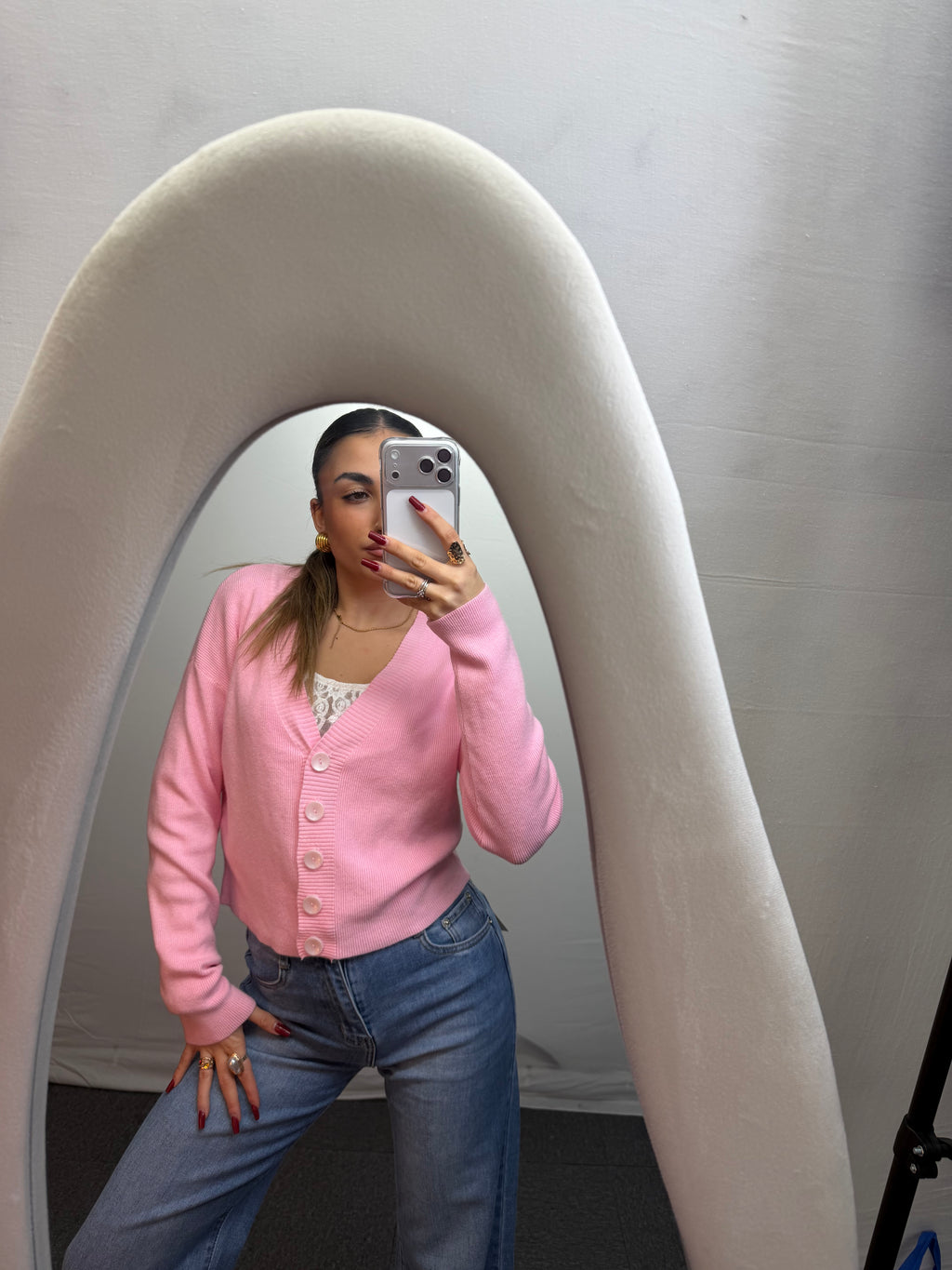 CARDIGAN PINK
