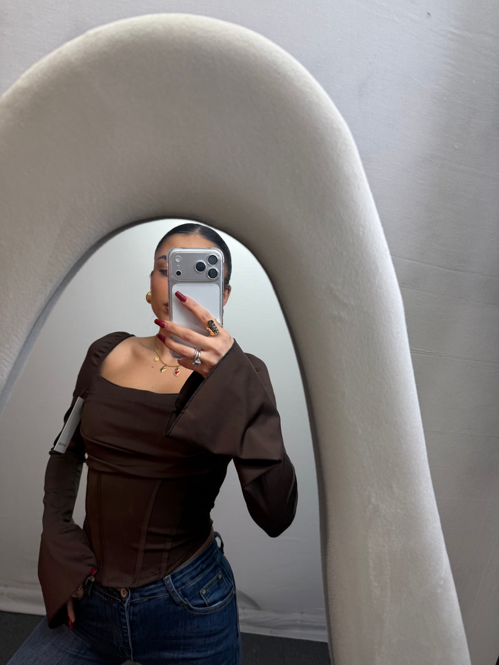 MAGLIA DAMI BROWN