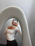 MAGLIA COLLO WHITE
