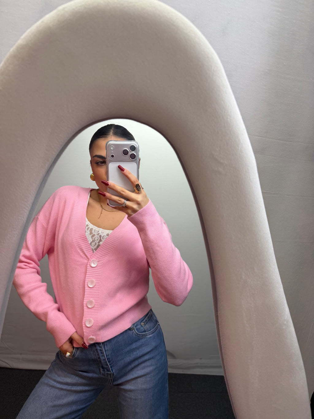 CARDIGAN PINK
