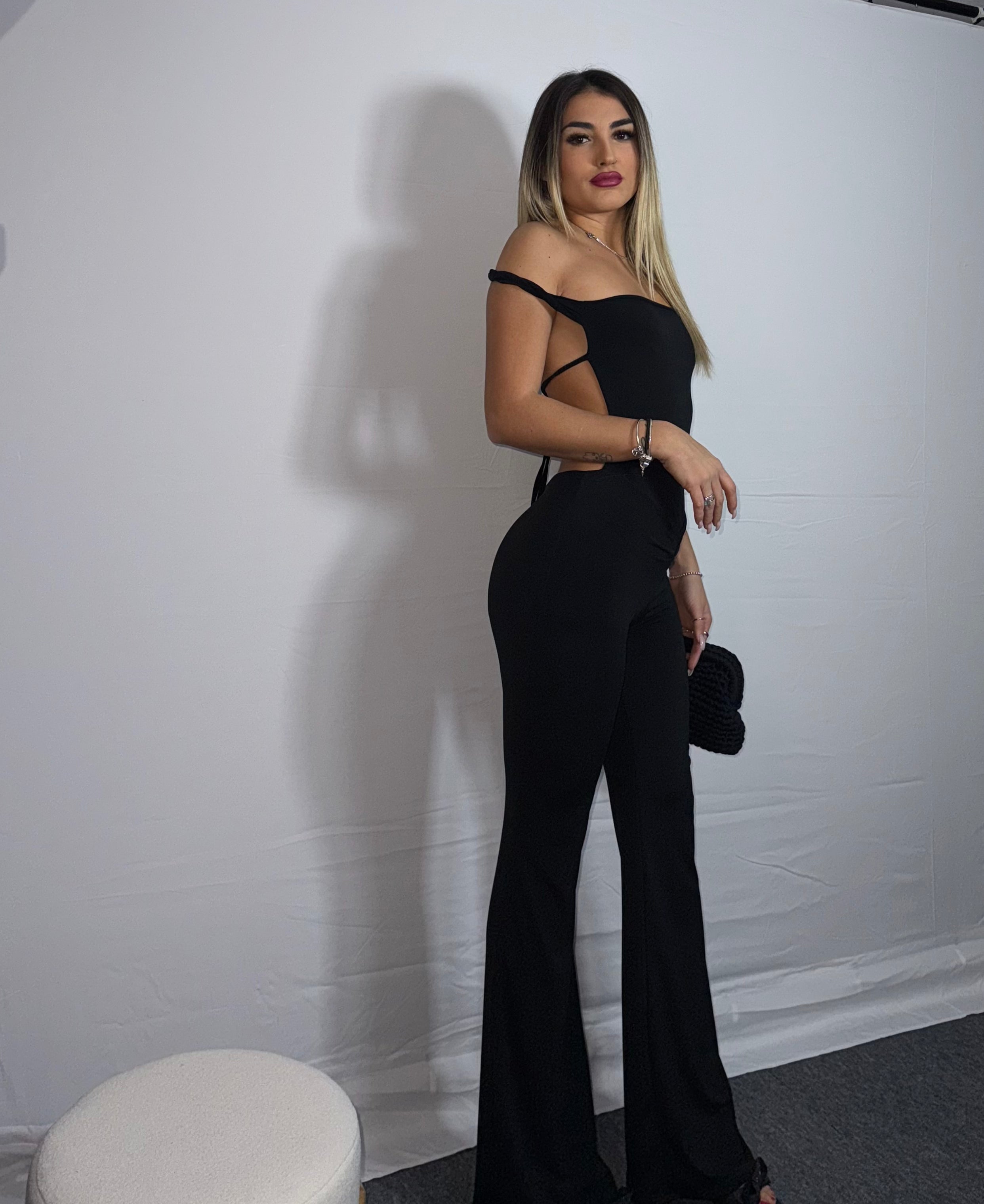 JUMPSUIT WEAVE BACK